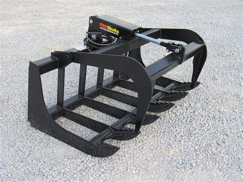 skid steer root grapple bucket